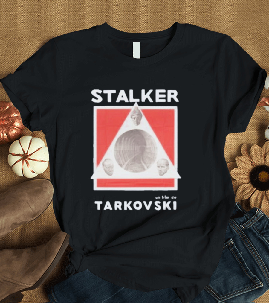 Stalker Film Tarkovski Triangular Faces T-Shirt
