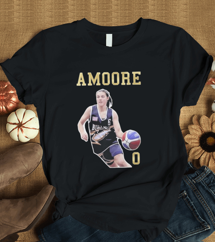 Amoore Bulls Basketball Player Jersey Number 0 T-Shirt