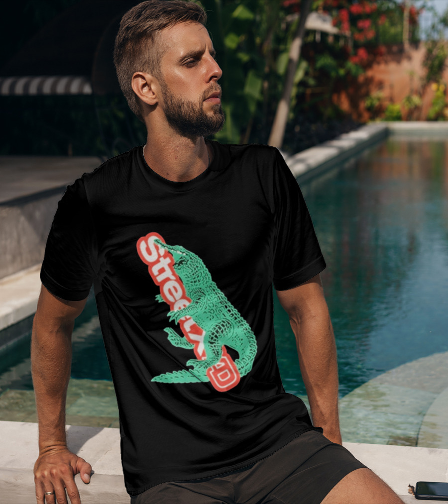 StreetxAD Basilik Gator Vintage Crocodile T-Shirt