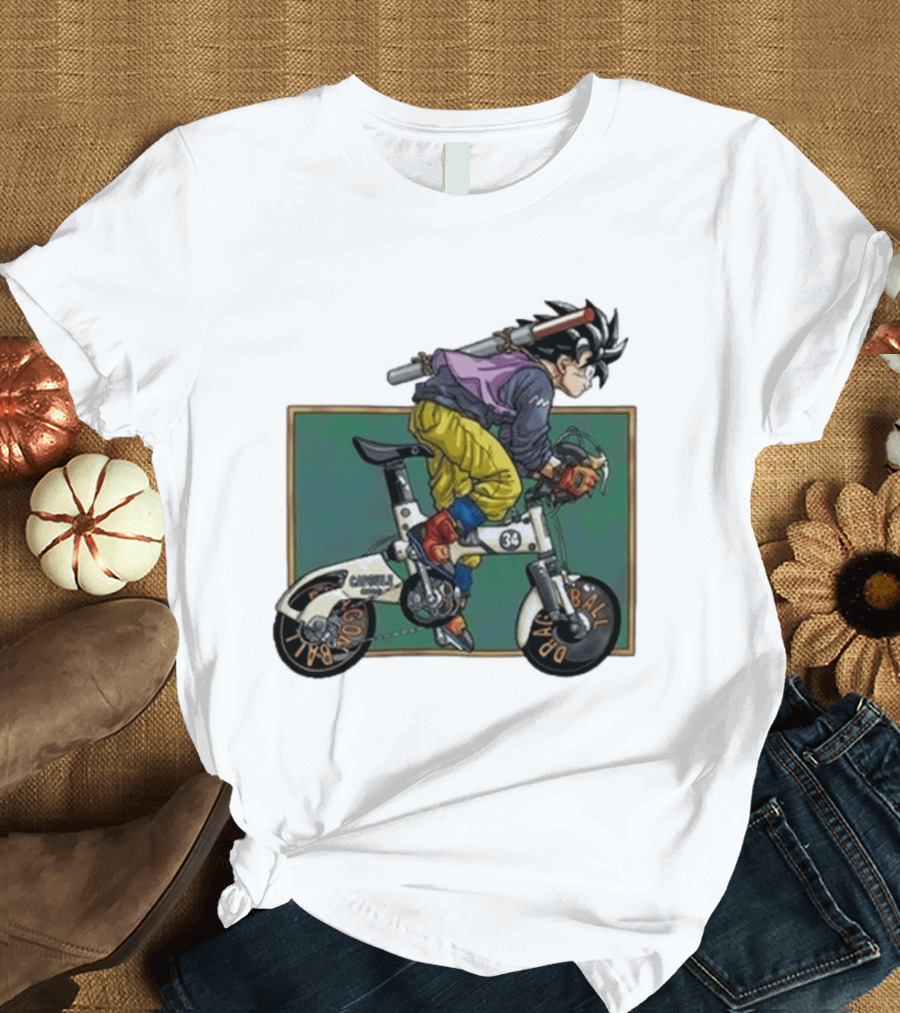 Dragon Ball Z Goku Limited Edition Cycling 34 Capsule Corp T-Shirt