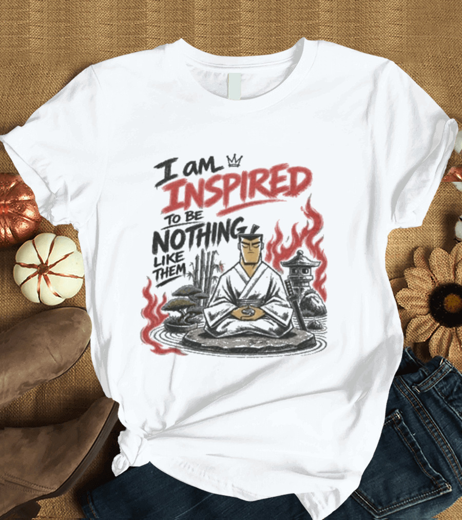 I Am Inspired To Be Nothing Like Them Third Eye Kingdom Be Different T-Shirt