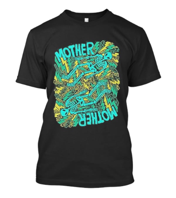 Mother Mother Grief Chapter Au Tour Lightning Figures And Neon T-Shirt
