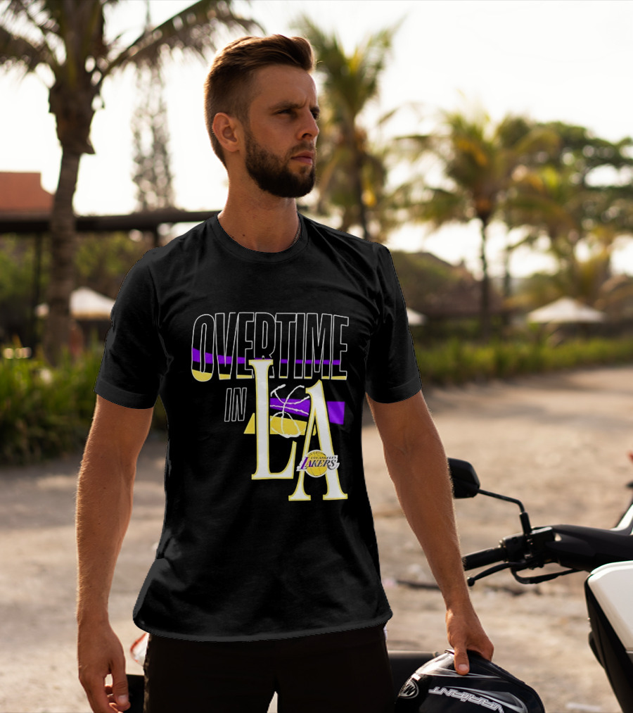 Overtime In LA Lakers Basketball T-Shirt