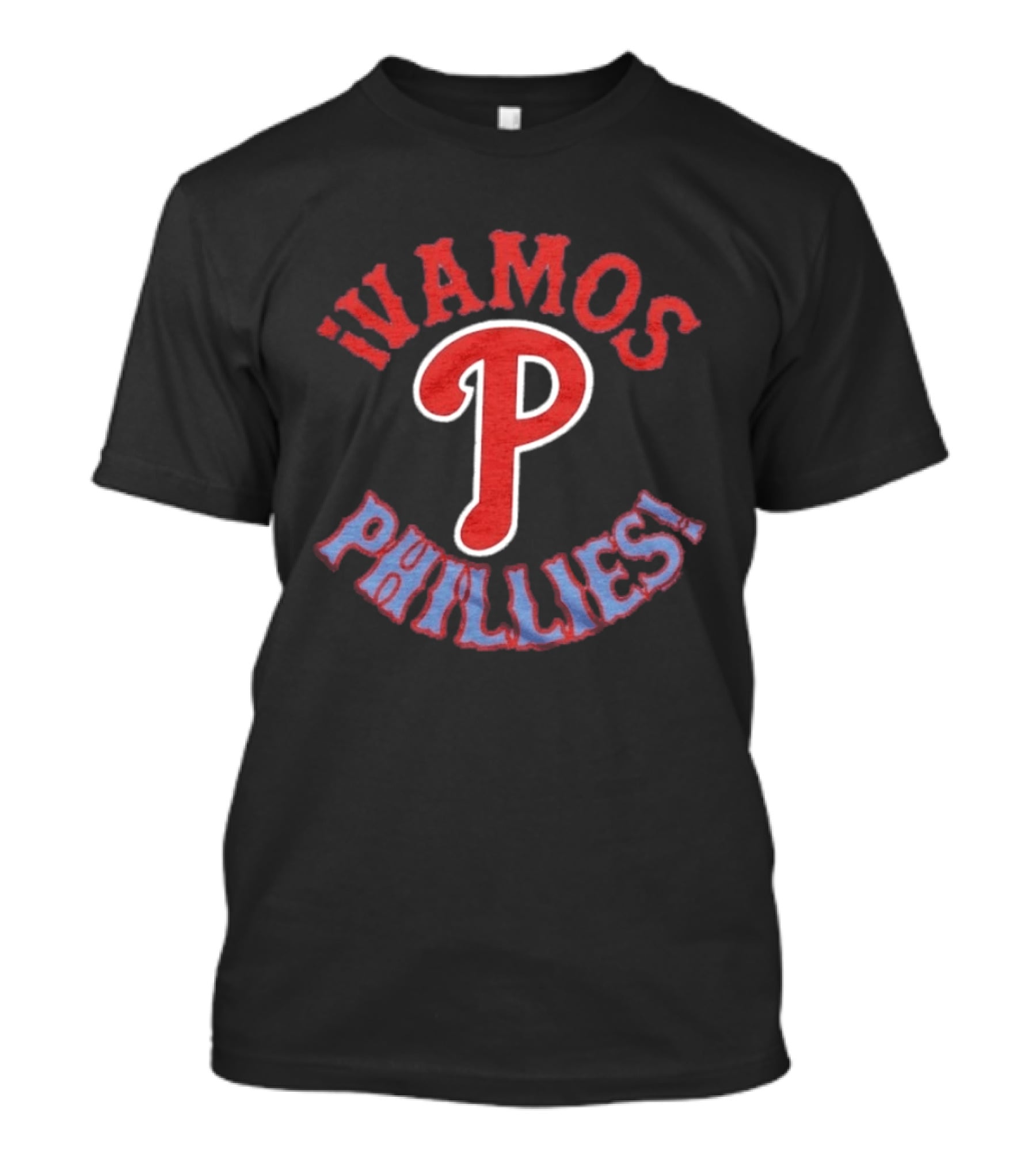 Philadelphia Phillies MLB Vamos Phillies Enthusiastic Team Spirit T-Shirt