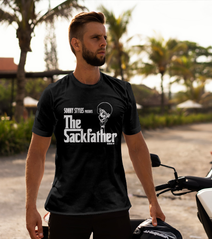 Sonny Styles Presents The Sackfather Helmet T-Shirt