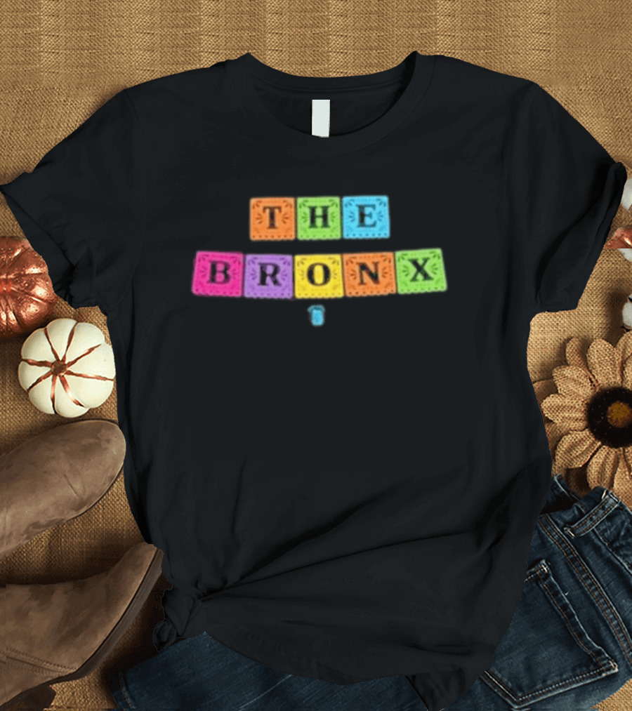 The Bronx Cinco De Mayo Exclusive Enzyme Colorful Block Letters T-Shirt