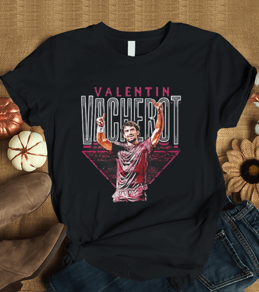 Valentin Vacherot Tennis Player Celebration T-Shirt