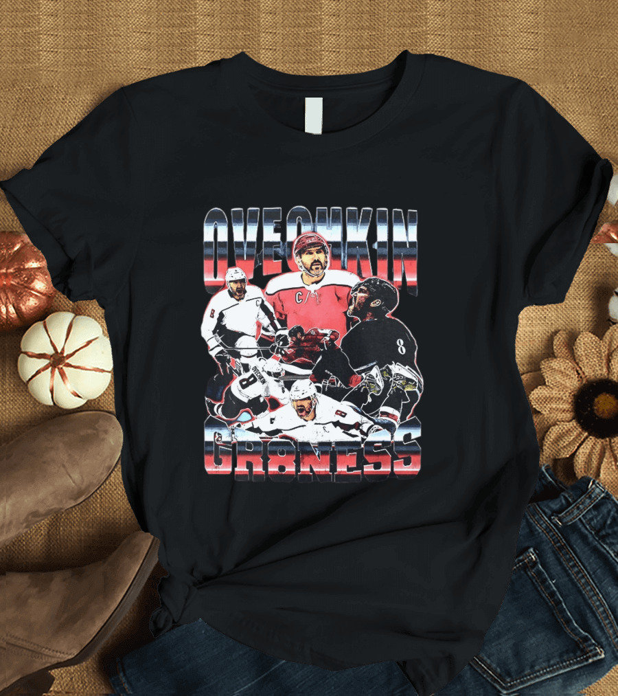 Ovechkin Greatness Washington Capitals Hockey C Captain Number 8 T-Shirt