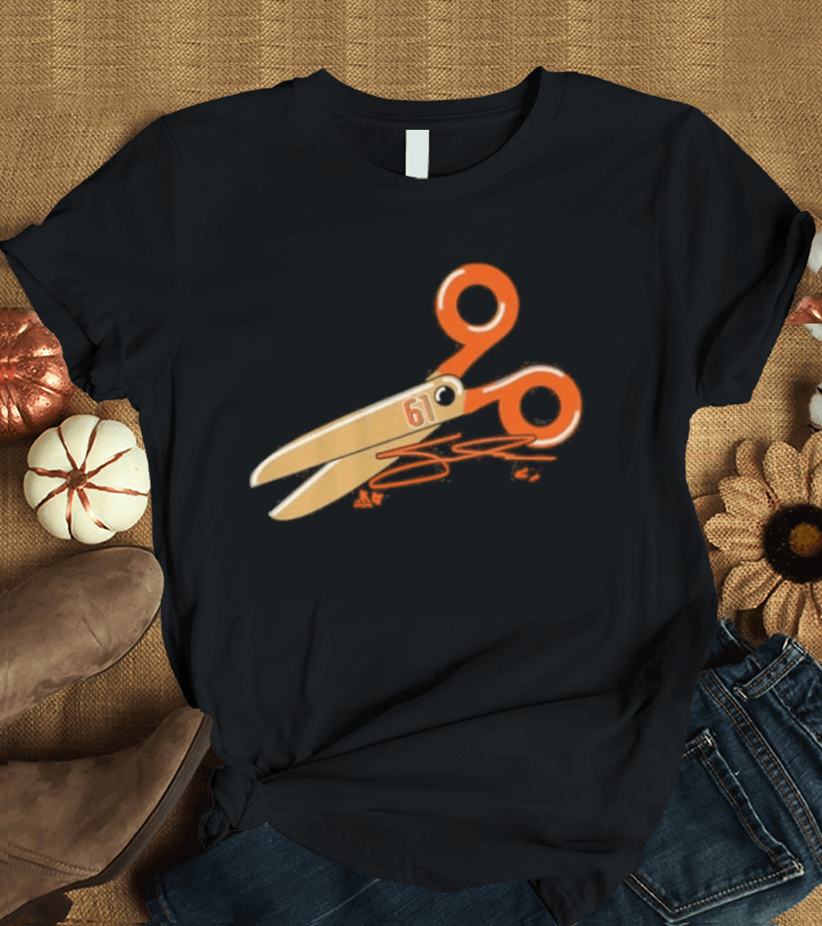 Cutter Gauthier Scissors 61 Orange T-Shirt