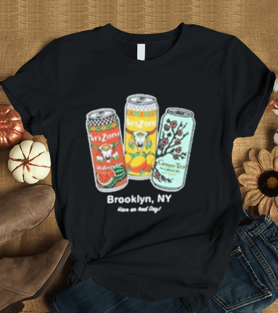 Drinkarizona Black Big Cans In Bin T-Shirt