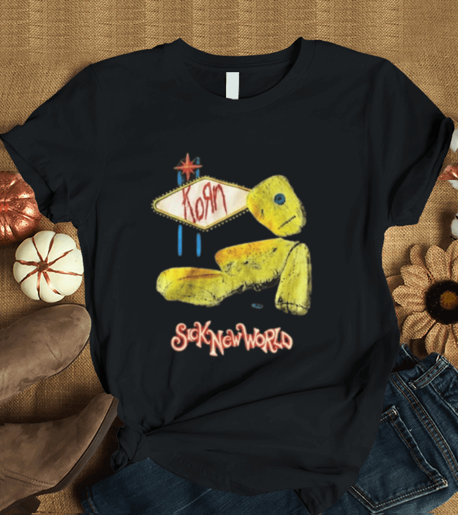 Korn Sick New World 2026 Las Vegas Voodoo Doll April 25 Event T-Shirt