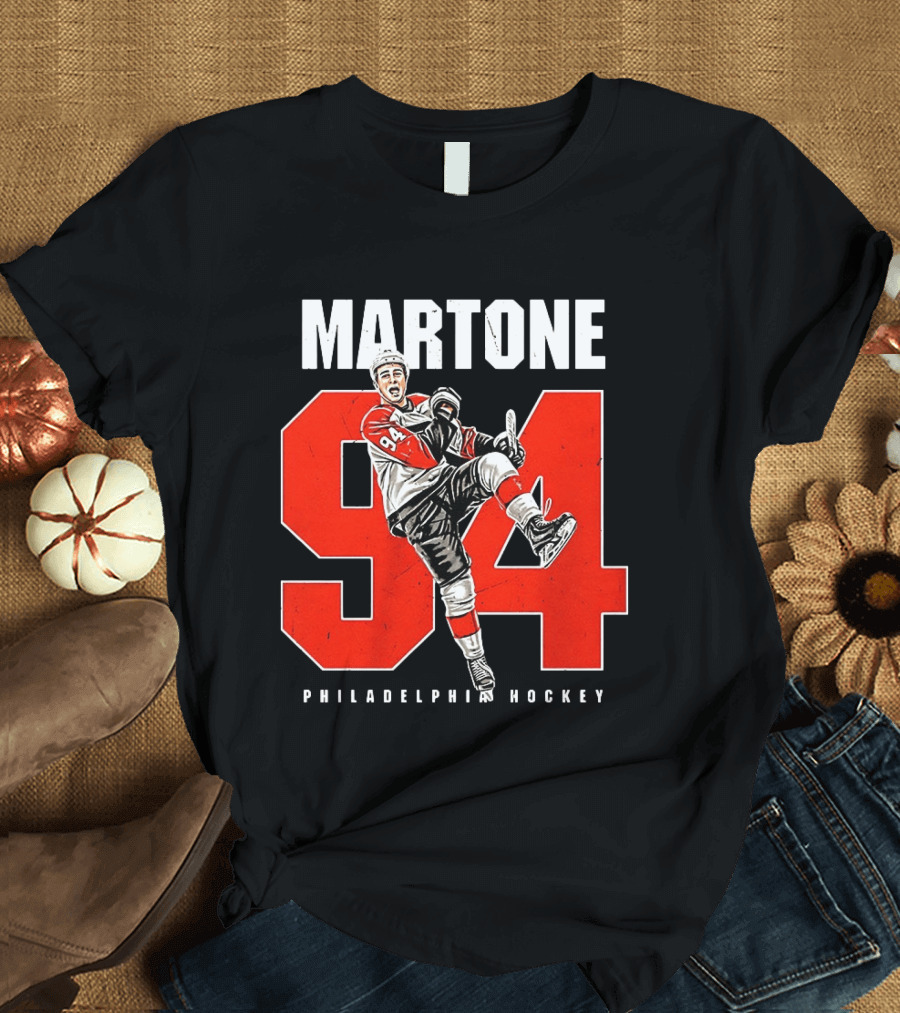 Martone 94 Philadelphia Hockey Player Flyers NHL T-Shirt