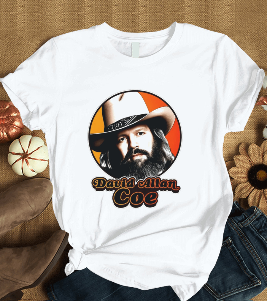 David Allan Coe Memories Legend RIP Cowboy Hat T-Shirt