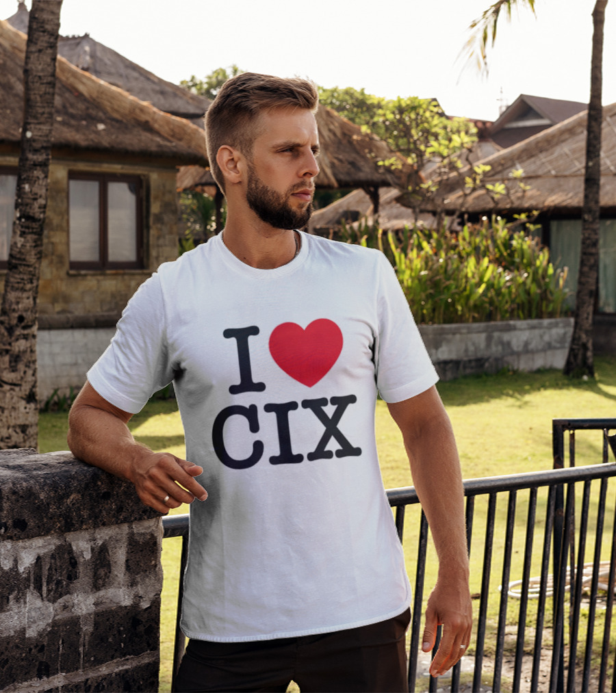 I Love CIX Fan Merchandise With Heart T-Shirt