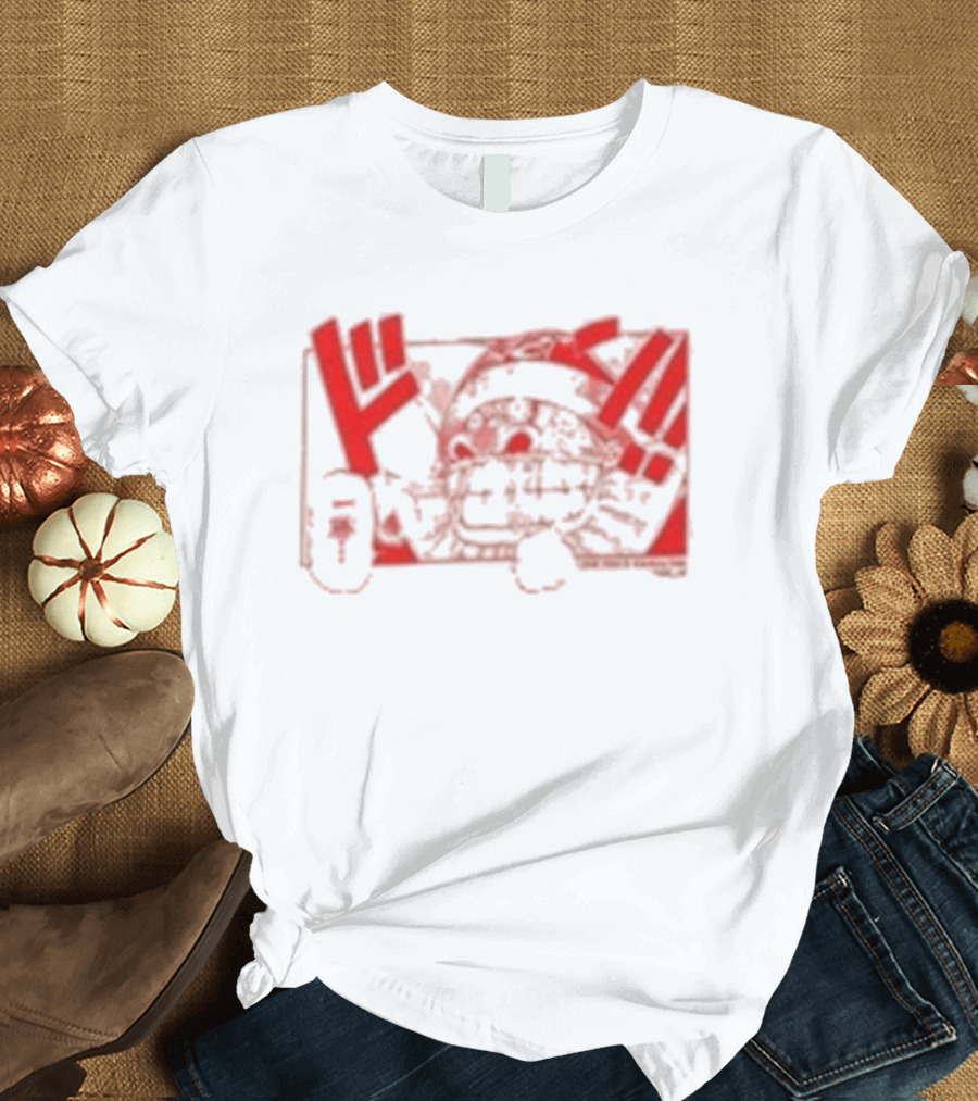 Shonen Jump One Piece Giants Story Luffy Iwara Kaizoku Anime Manga T-Shirt