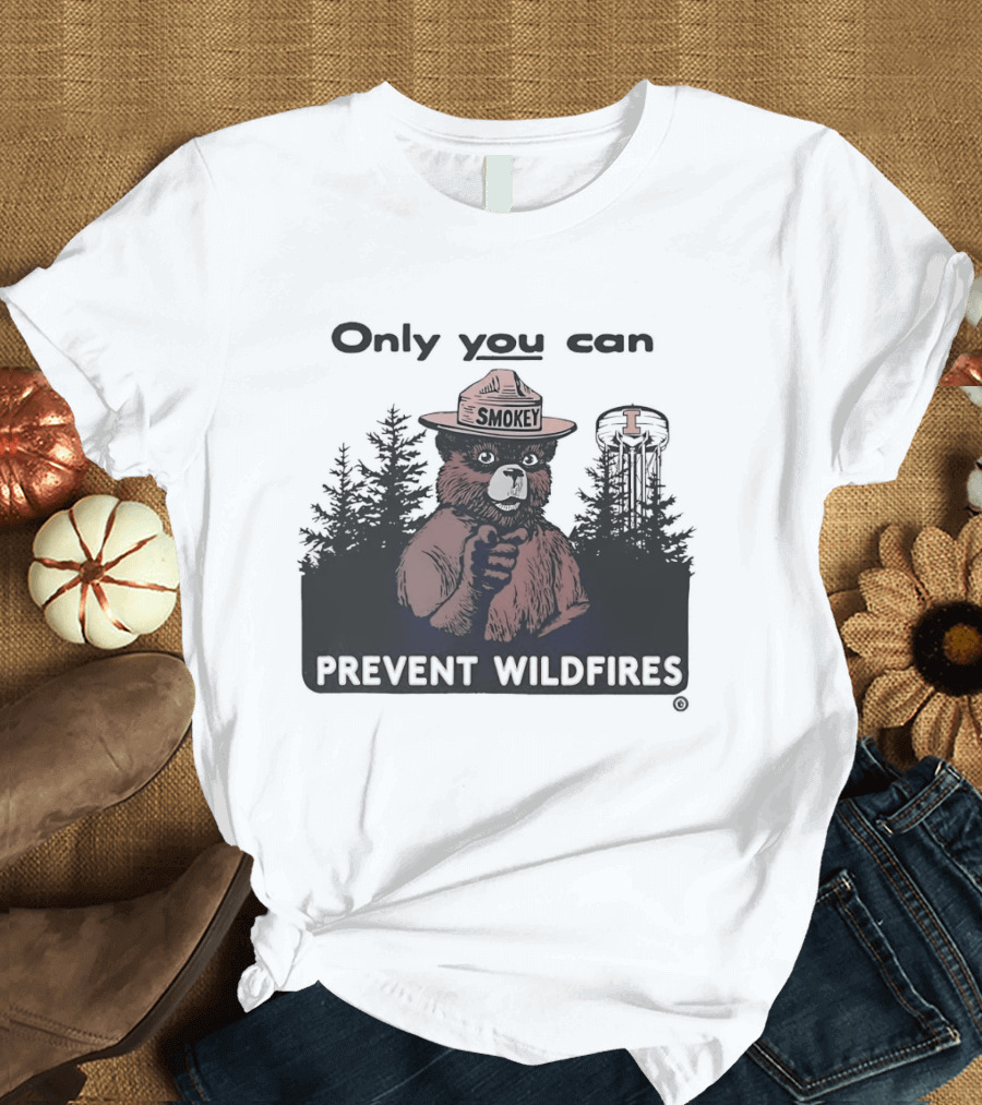 Smokey Bear Idaho Vandals Only You Can Prevent Wildfires T-Shirt