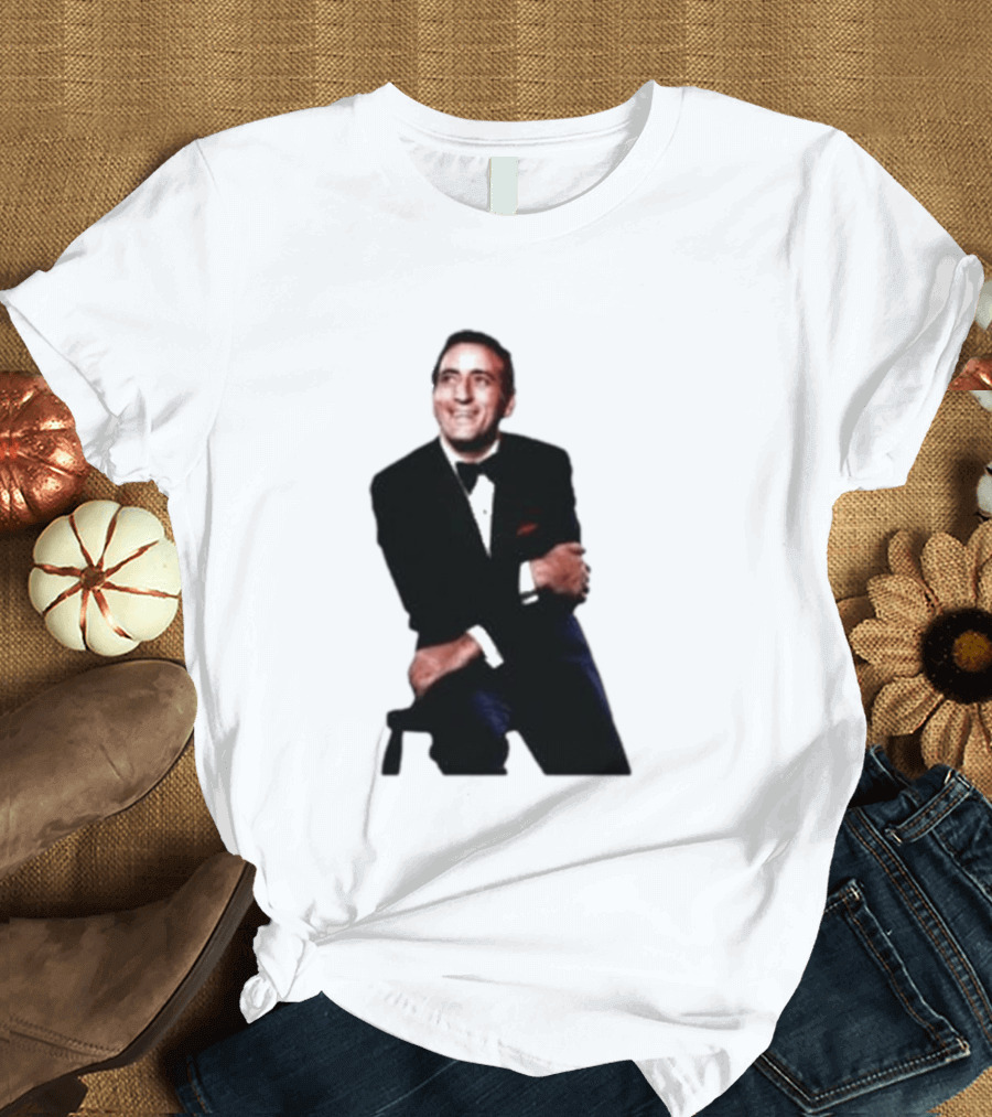 Tony Bennett The Way You Look Sitting Pose T-Shirt