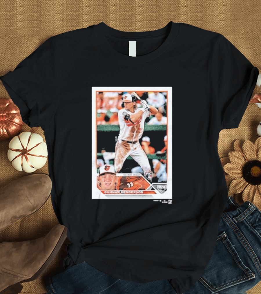 Baltimore Orioles Gunnar Henderson 2026 Rookie Card T-Shirt