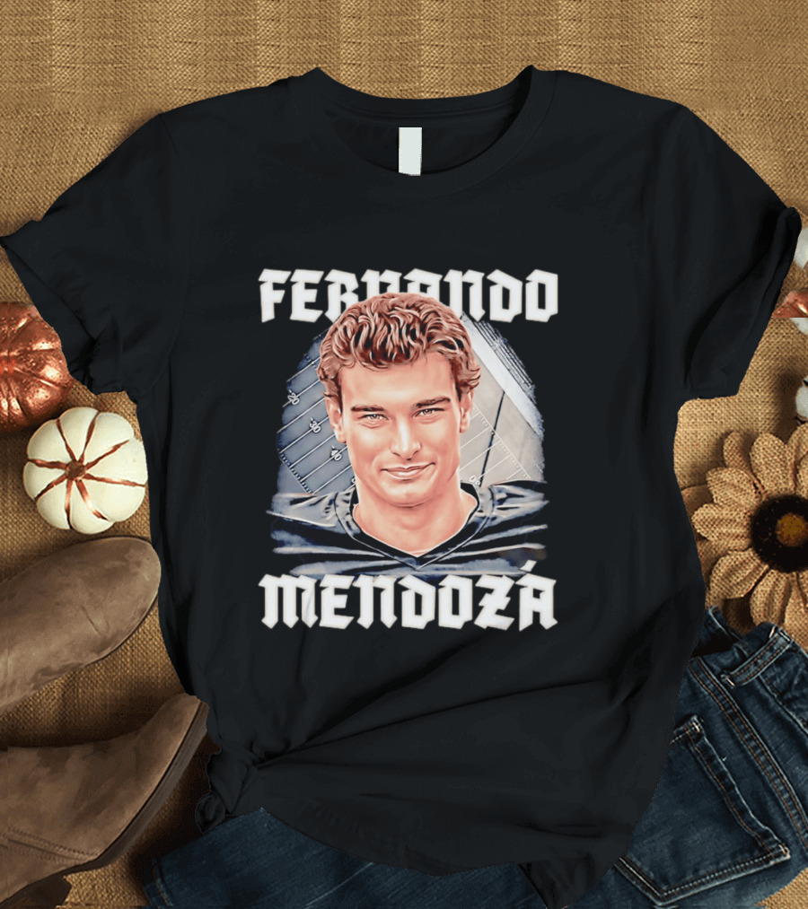 Fernando Mendoza Las Vegas Raiders Raider Nation Quarterback T-Shirt
