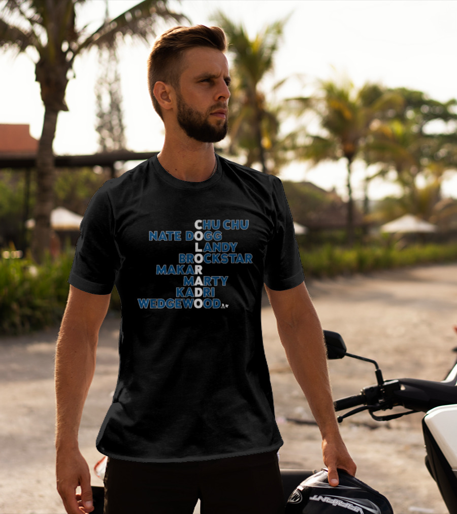Colorado Hockey Players 2026 Chu Chu Nate Dogg Landy Brockstar Makar Marty Kadri Wedgewood T-Shirt