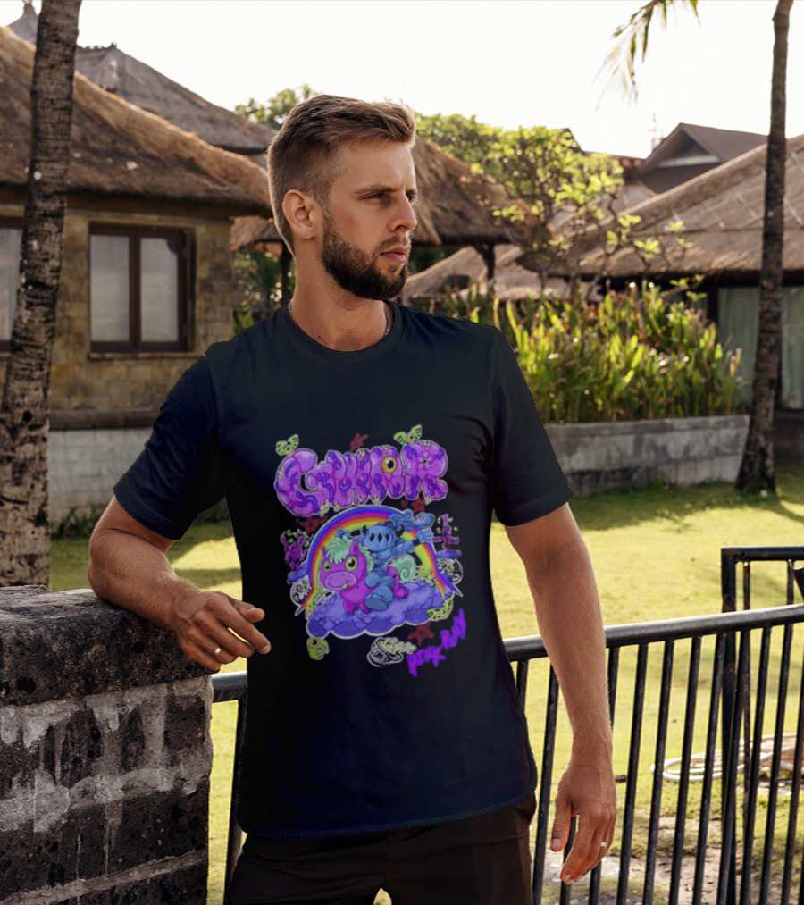 Gwar Pink Pony Club Rainbow Fantasy Adventure T-Shirt