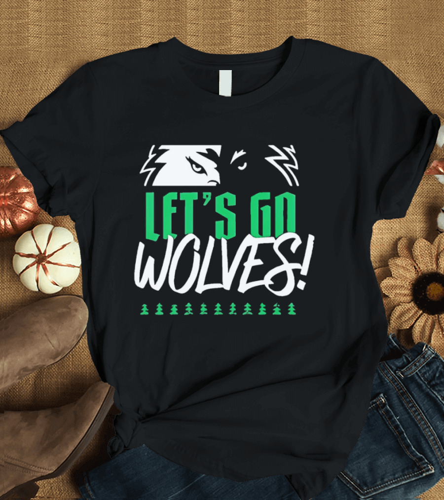 Let's Go Wolves Minnesota Timberwolves Basketball Team Excitement T-Shirt