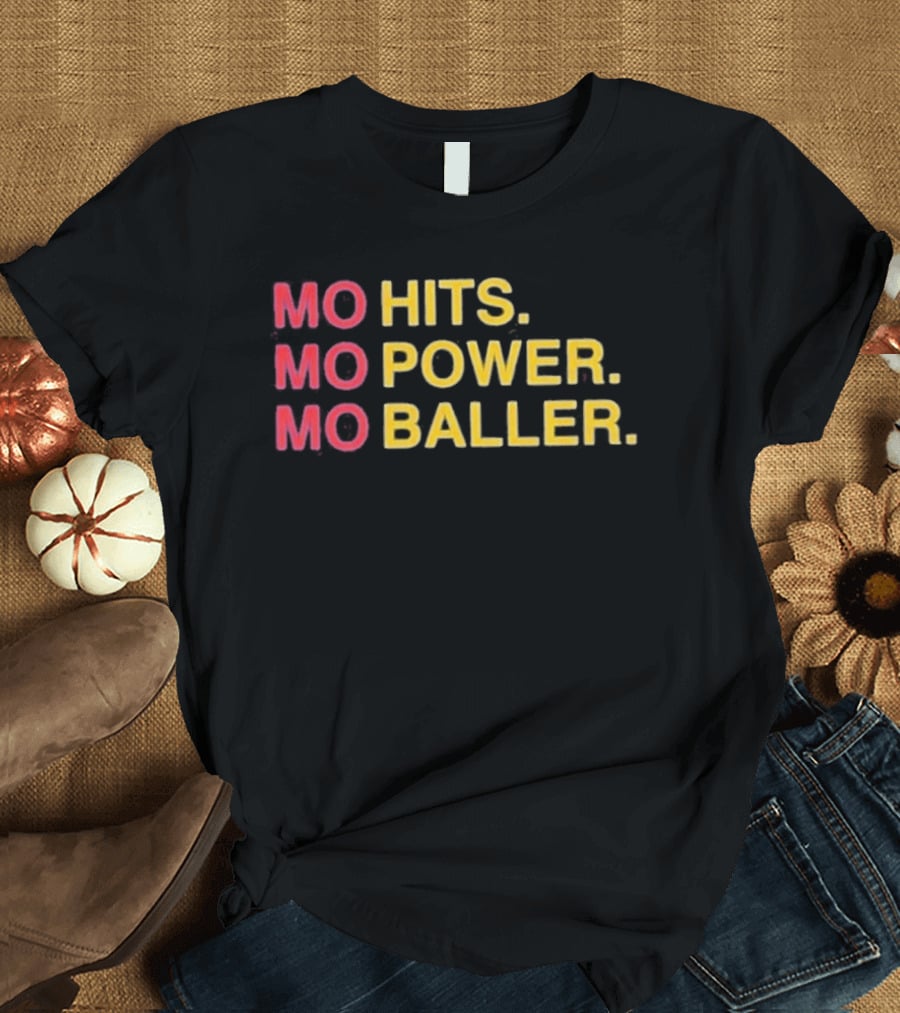 Mo Hits Mo Power Mo Baller Moises Ballesteros Chicago Cubs MLB T-Shirt