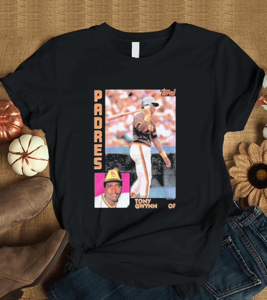 San Diego Padres Tony Gwynn 2026 Topps Baseball Card T-Shirt