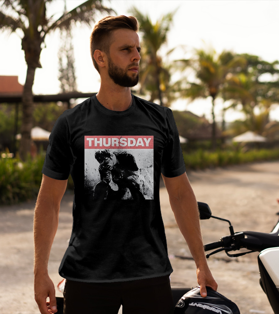 Thursday Sitting Alone In The Dark Of The Stadium Grunge T-Shirt