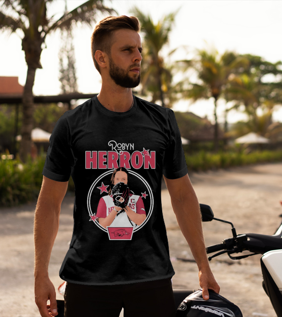 Arkansas Razorbacks Softball Robyn Herron T-Shirt