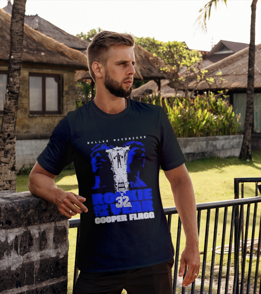 Dallas Mavericks Rookie Of The Year 2026 Cooper Flagg 32 T-Shirt