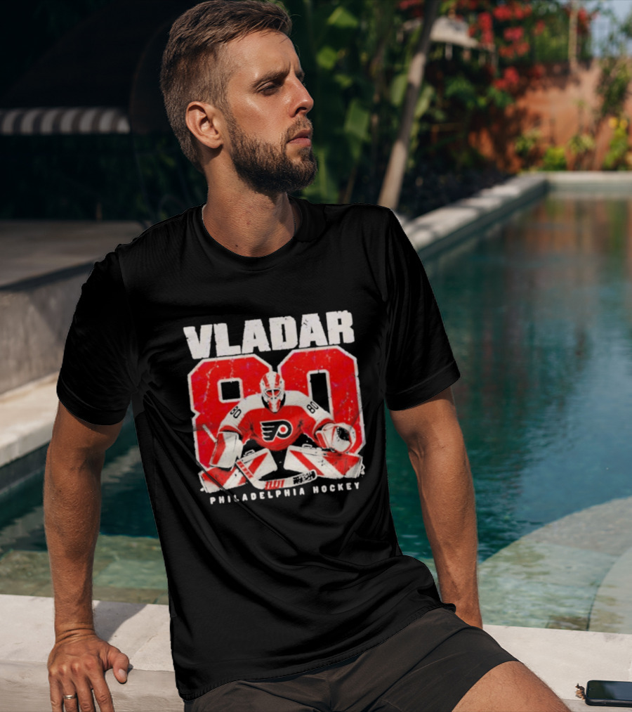 Vladar 80 Philadelphia Hockey T-Shirt