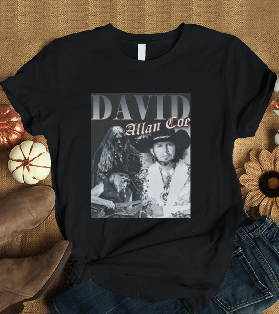 David Allan Coe Iconic Country Music Legend Images T-Shirt