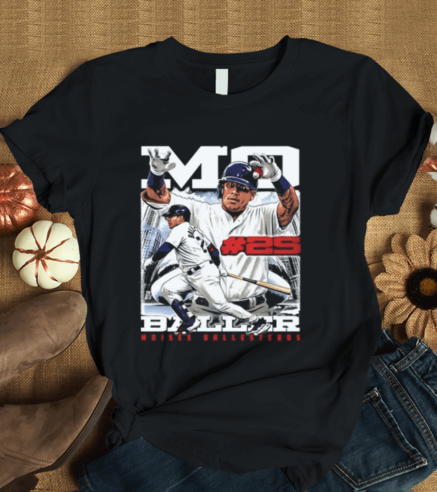 Moises Ballesteros Chicago Cubs MLB 2026 MD T-Shirt