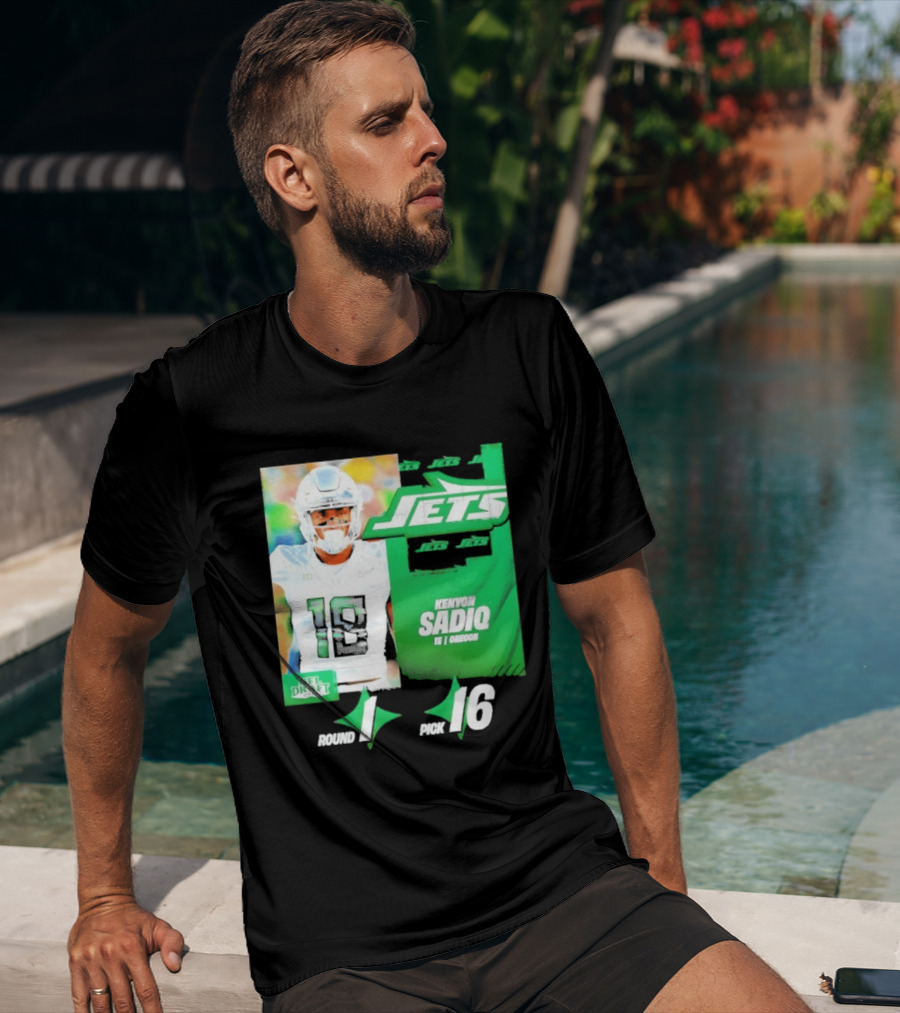New York Jets Draft Kenyon Sadiq Pick 16 Round 1 2026 NFL Draft T-Shirt