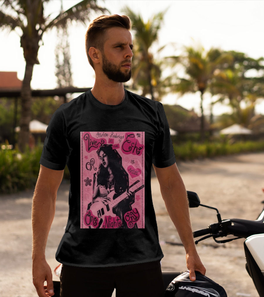 Olivia Rodrigo Live At The Echo April 24 2026 One Night Only T-Shirt