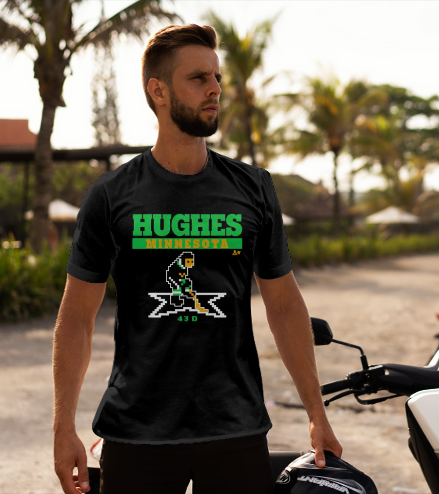 Hughes Minnesota Vintage 43 Hockey T-Shirt