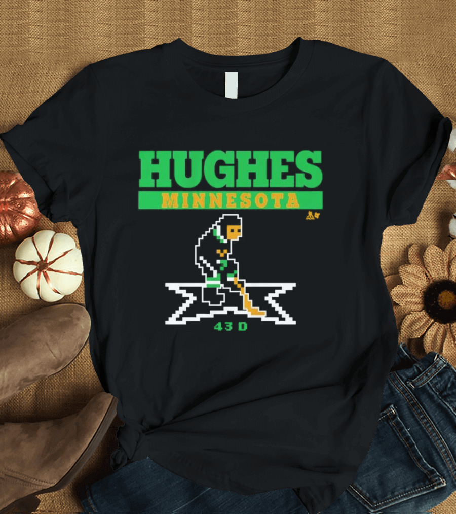 Hughes Minnesota Vintage 43 Hockey T-Shirt