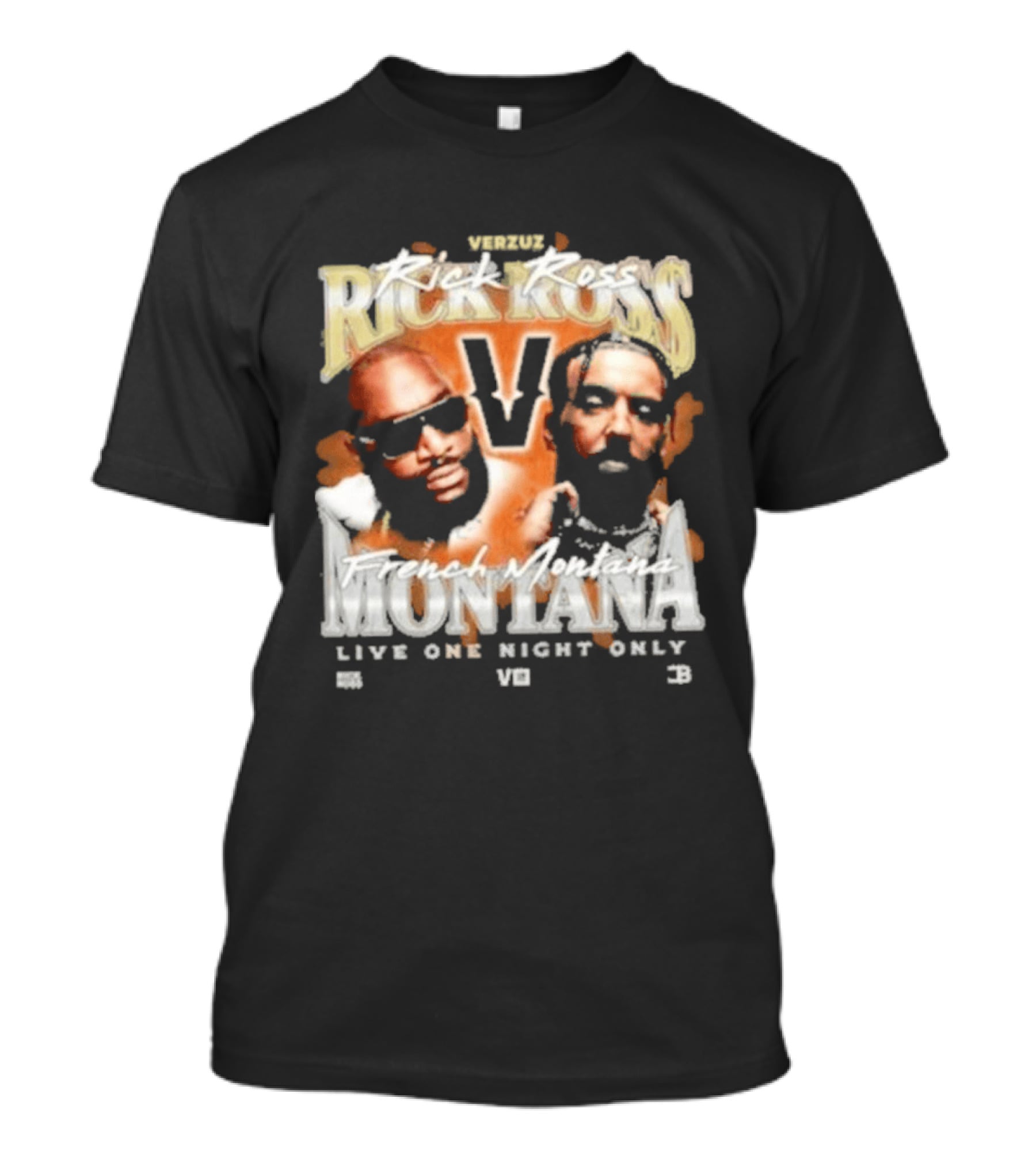 Rick Ross X French Montana Live One Night Only Verzuz Event Vibes T-Shirt