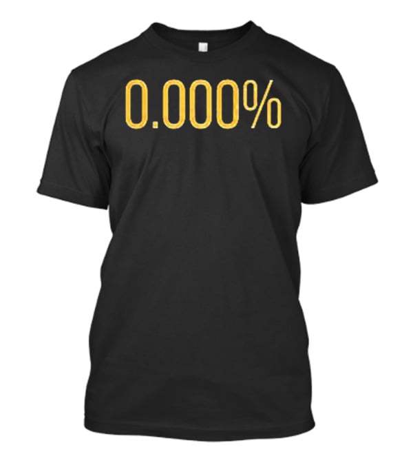 Ryan Whitney 0.000% Bold Yellow T-Shirt