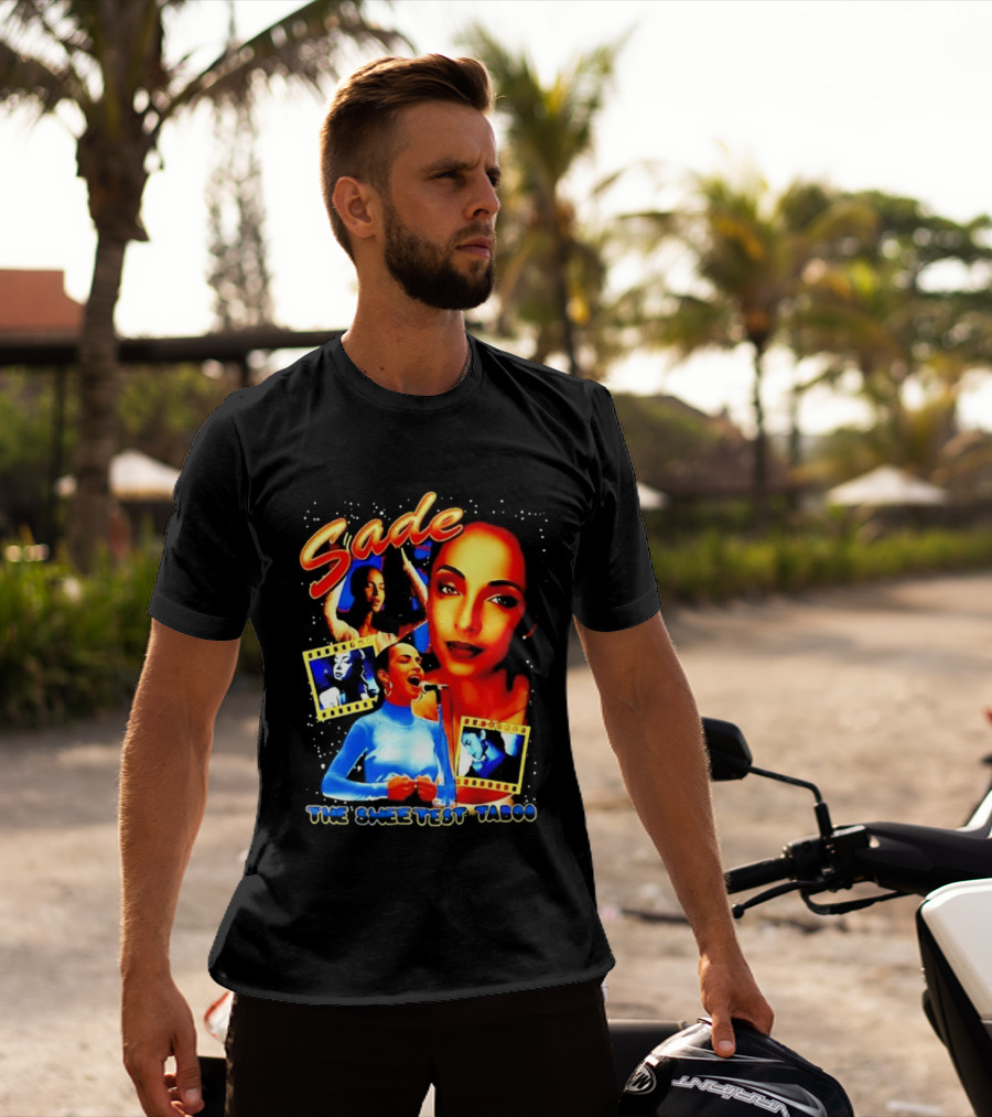 Sade The Sweetest Taboo Music Icon Montage T-Shirt