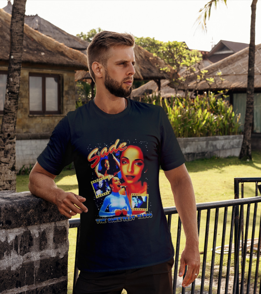 Sade The Sweetest Taboo Music Icon Montage T-Shirt