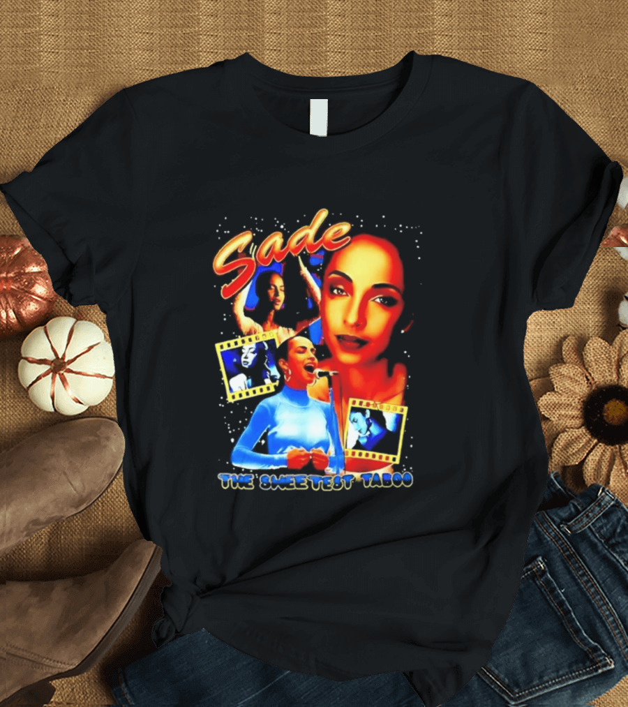 Sade The Sweetest Taboo Music Icon Montage T-Shirt