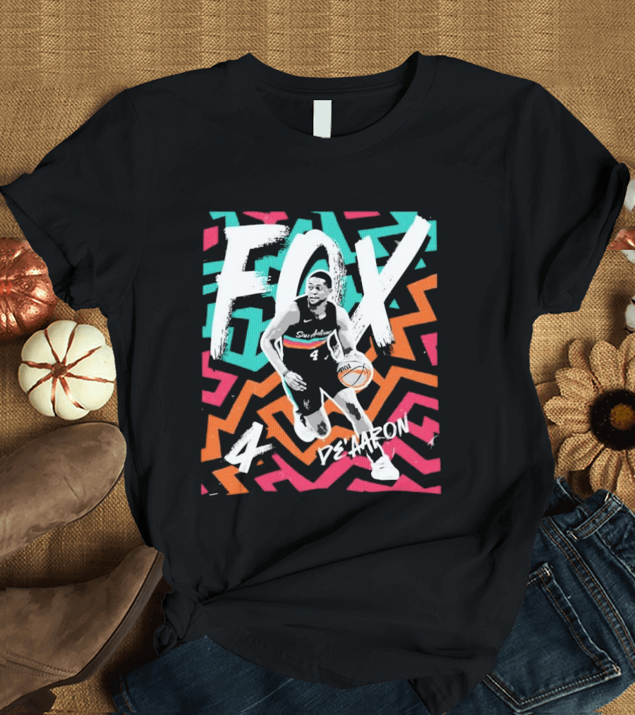 San Antonio Spurs Keldon Johnson Fox 4 De'aaron 2026 T-Shirt