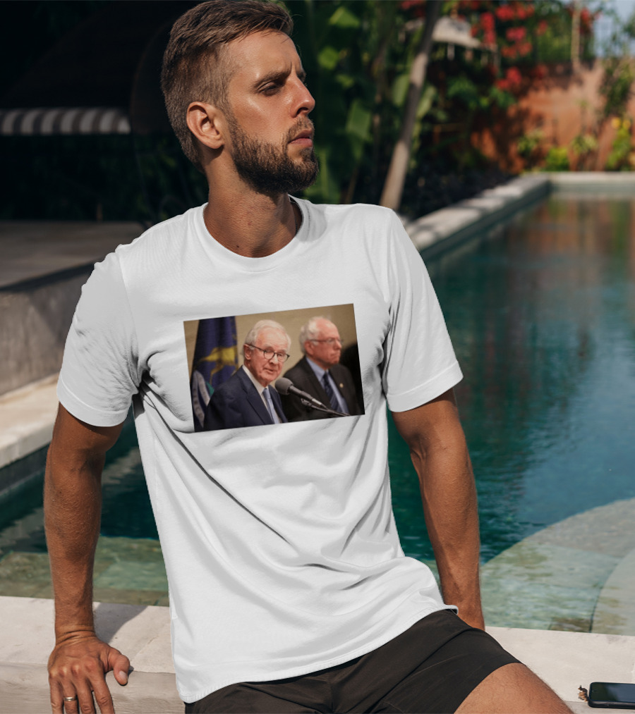 Donald W. Riegle Michigan Political Legacy Speaker Event With Bernie Sanders T-Shirt