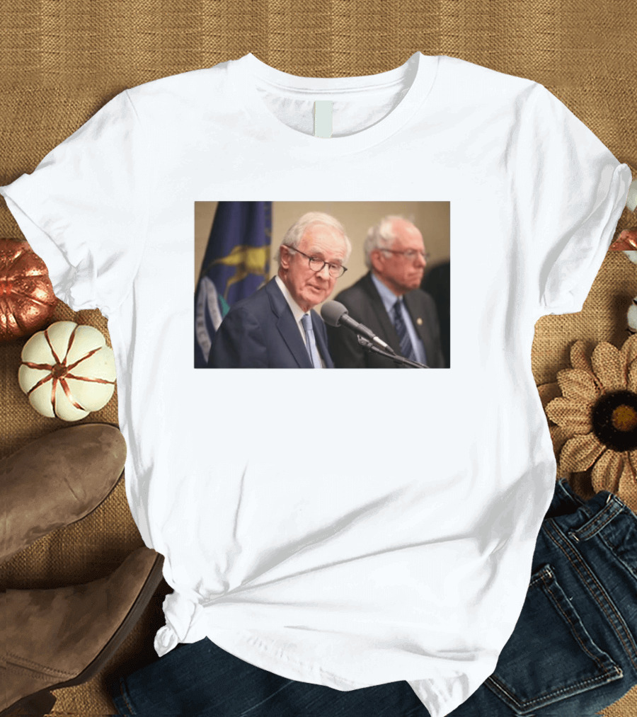 Donald W. Riegle Michigan Political Legacy Speaker Event With Bernie Sanders T-Shirt