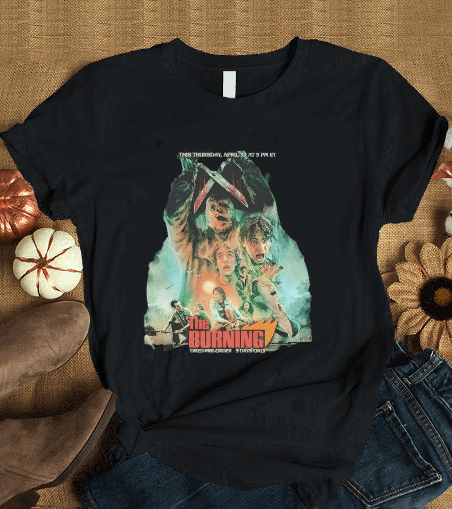 The Burning Cropsy's Revenge Horror Movie Timed Pre Order 5 Days Only T-Shirt