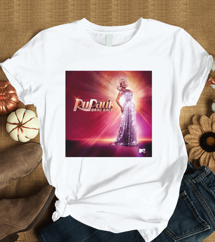 RuPaul's Drag Race Season 18 2026 MTV Bright Lights Glamor And Elegance T-Shirt