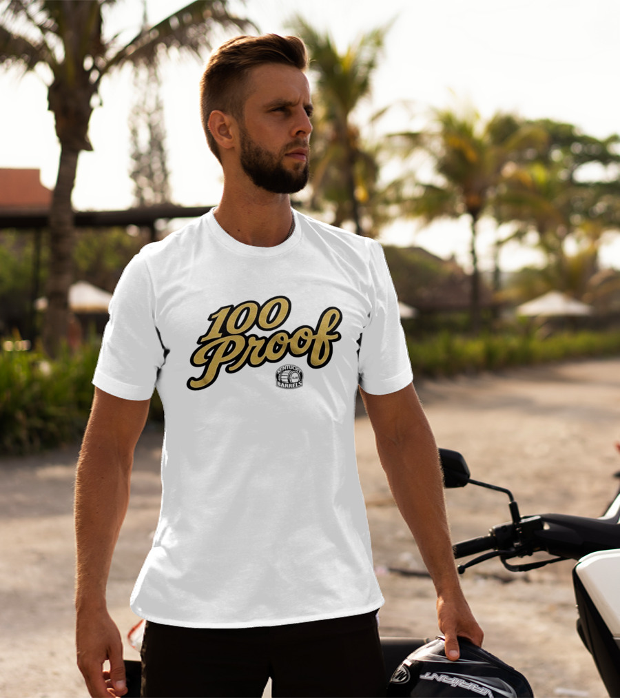 100 Proof Kentucky Barrels Football T-Shirt