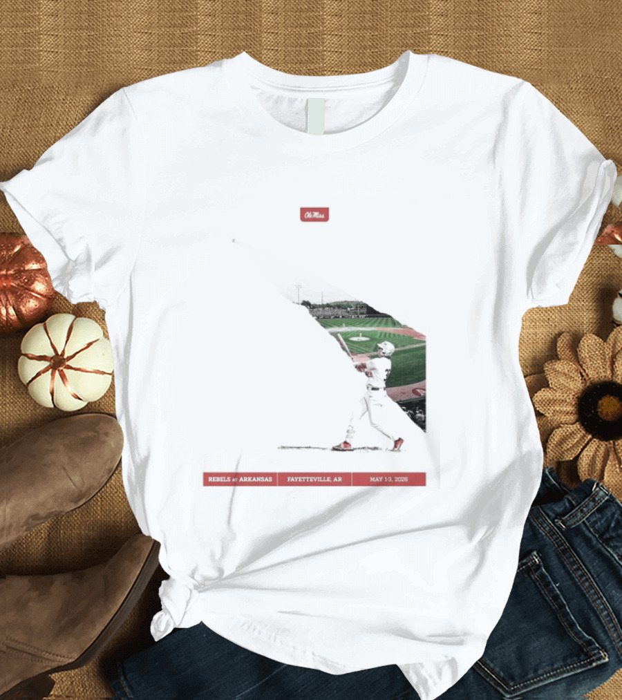 Ole Miss Baseball Swayze Field May 1 3 2026 Fayetteville AR Perfect Timing T-Shirt
